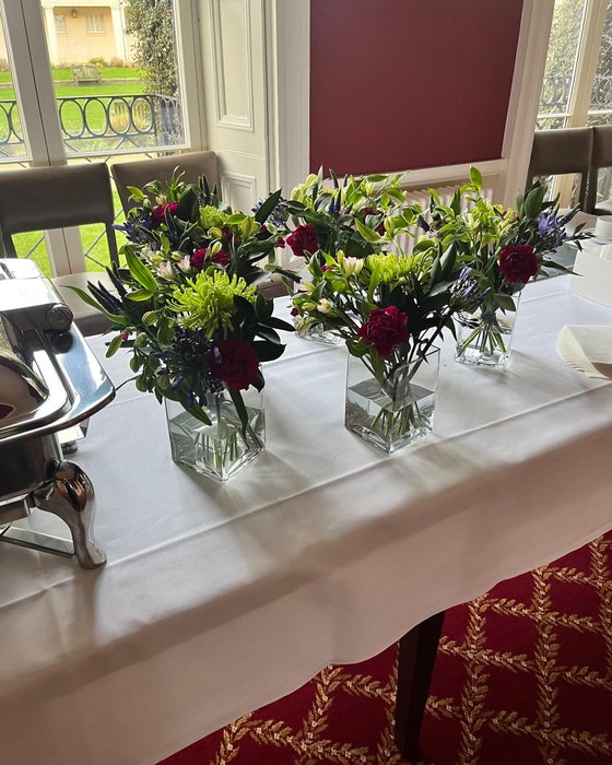 Business floral display