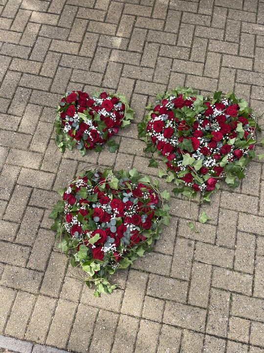 Bespoke funeral tribute by Gin House Flowers