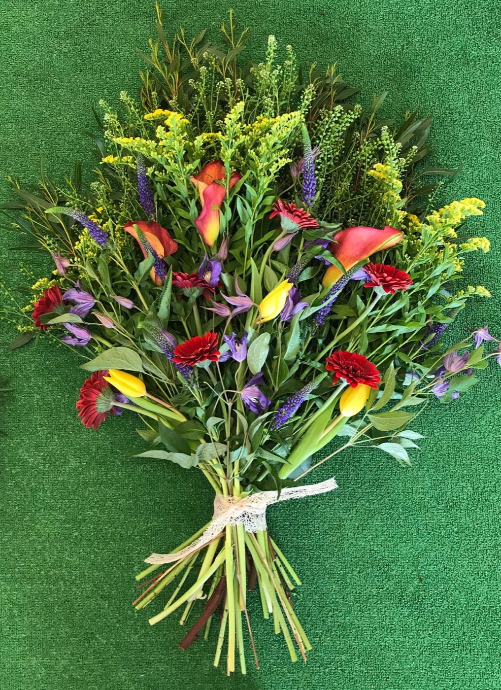 Tied sheaf funeral tribute